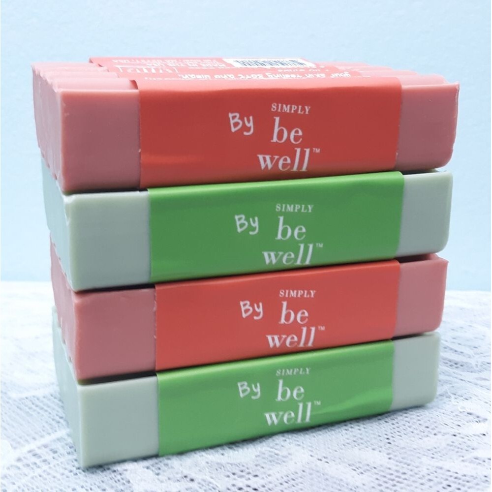 6 Goat Milk Bar Soap Clean Caprine Simply Be Well Jabara Fruit Papaya red green - Picture 10 of 14